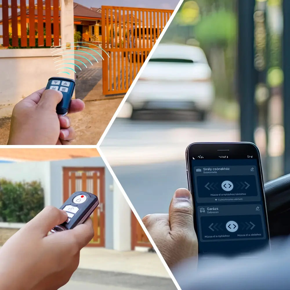 OPEN.ioting okos kapunyitó vs. hagyományos távirányító