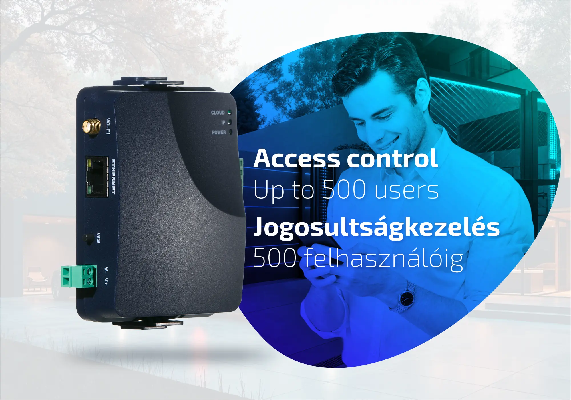 OPEN.ioting POWER 12-24V okos kapunyitó