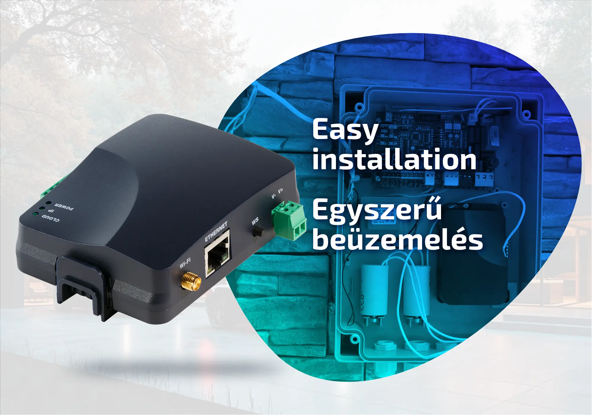 OPEN.ioting POWER 12-24V okos kapunyitó