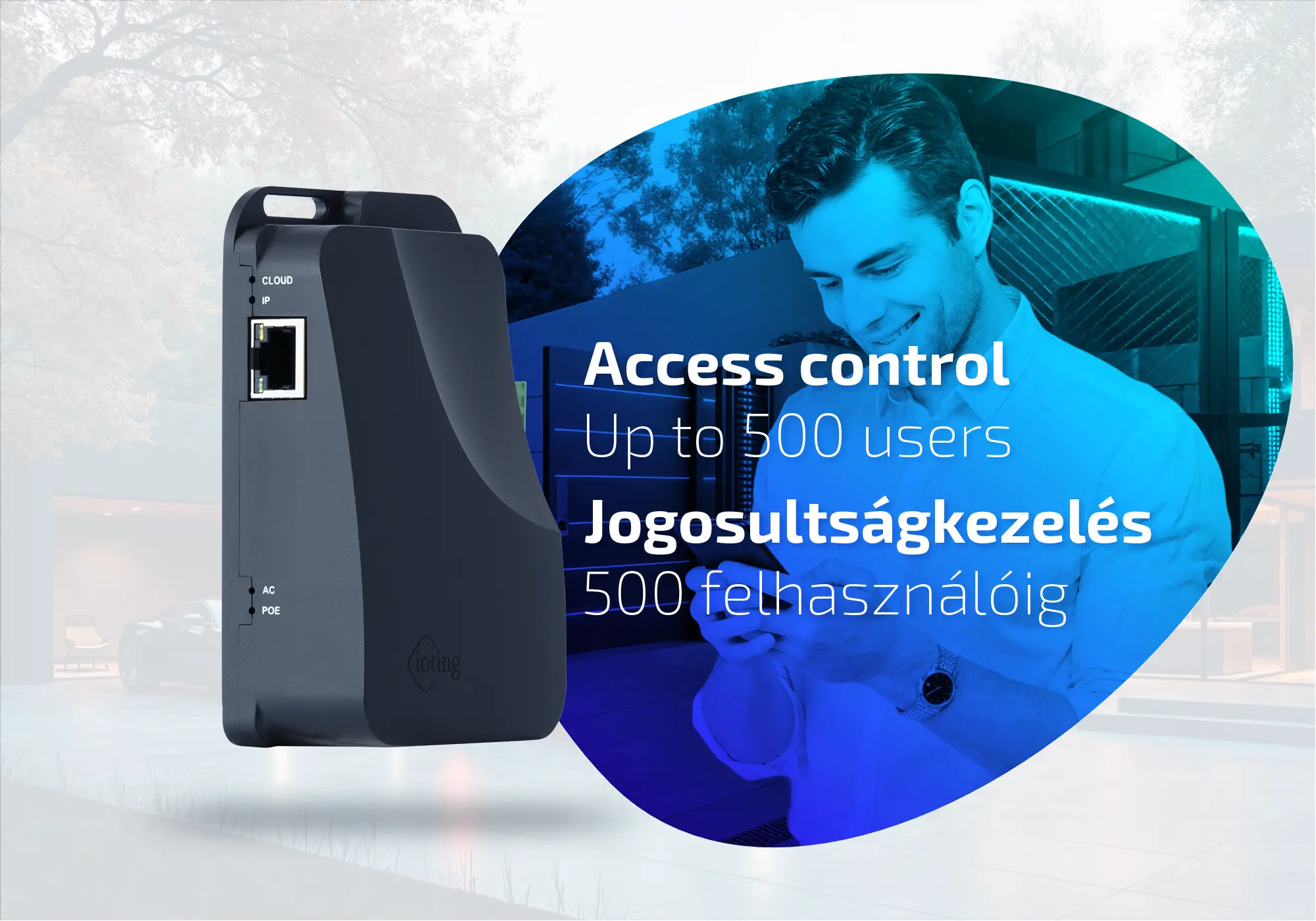 OPEN.ioting 230VAC okos kapunyitó